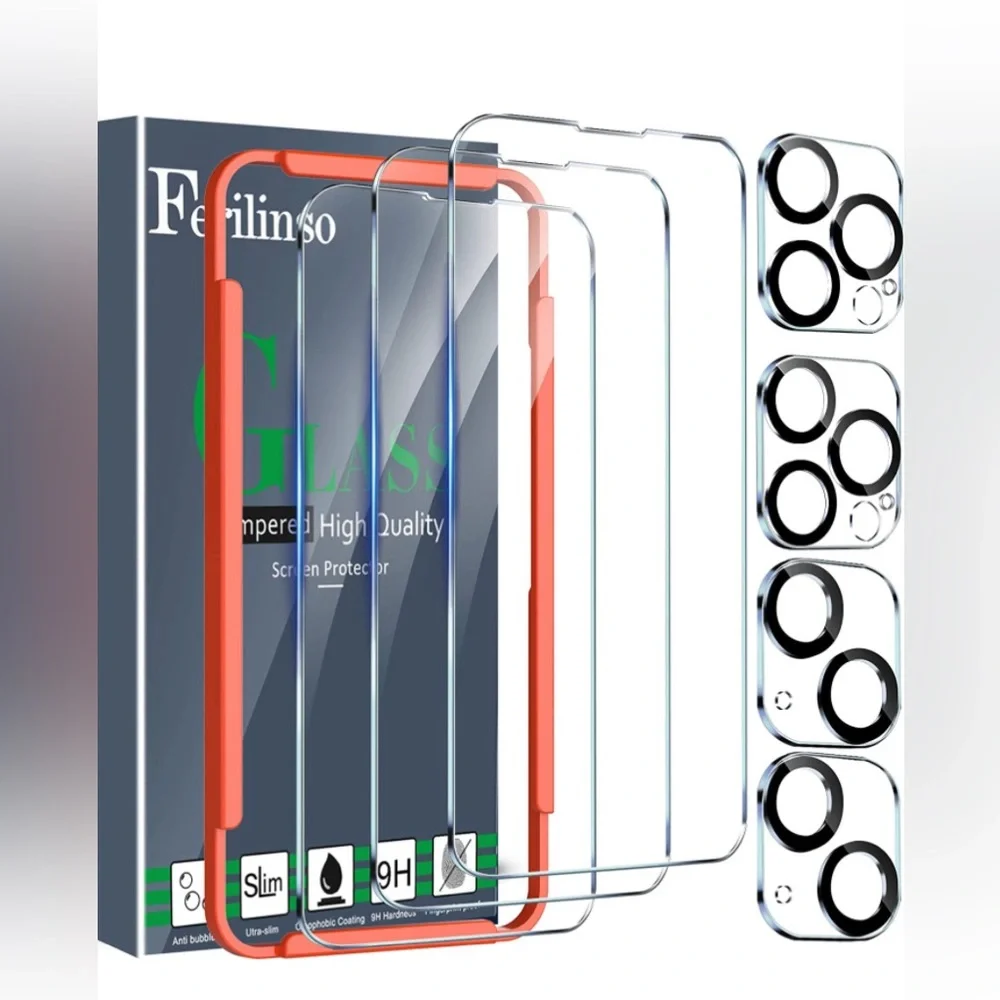 New Ferilinso Designed for iPhone 14 Plus iPhone 14 Pro Max Screen Protector